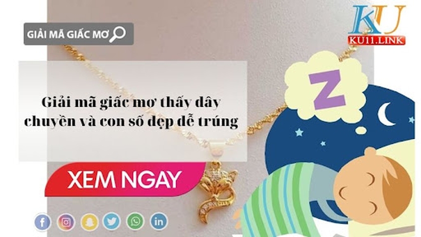 mơ thấy dây chuyền vàng