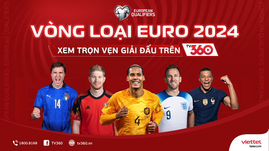 Những kênh & phương tiện xem trực tiếp Euro 2024